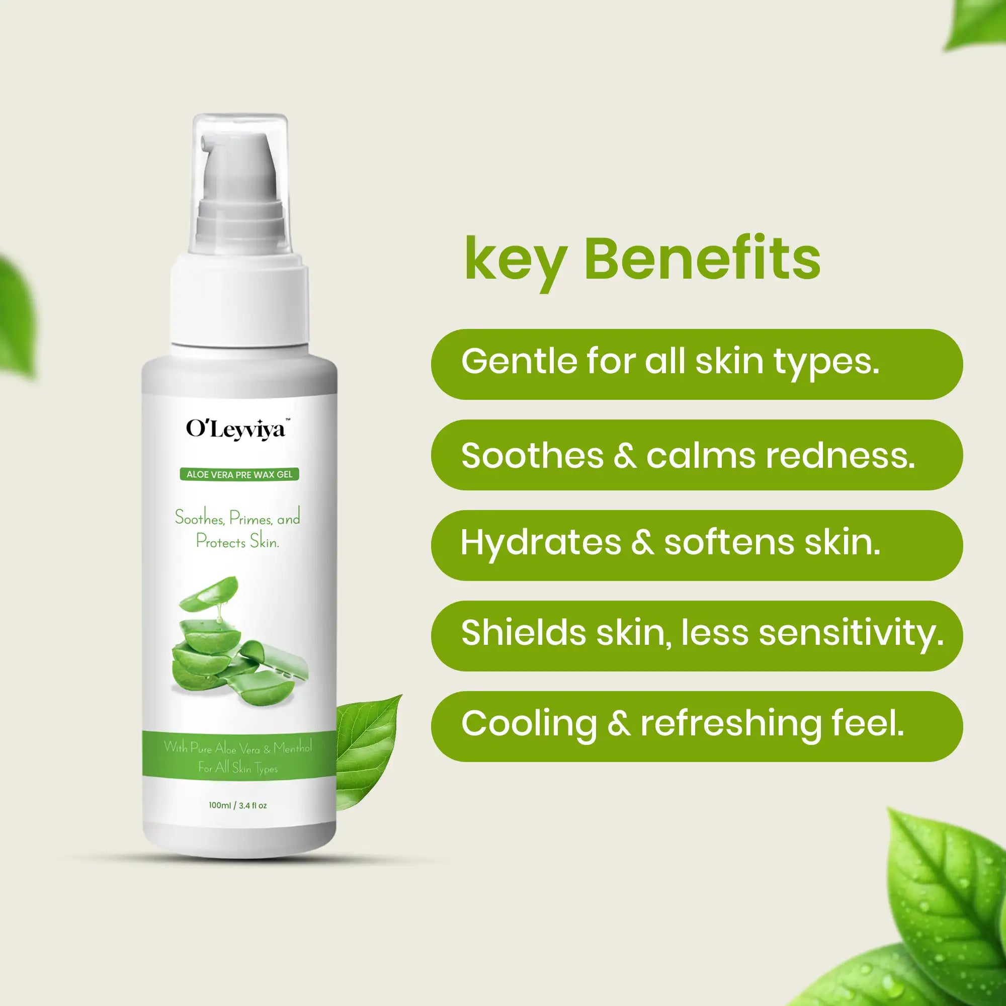 Aloe Vera Pre Wax Gel
