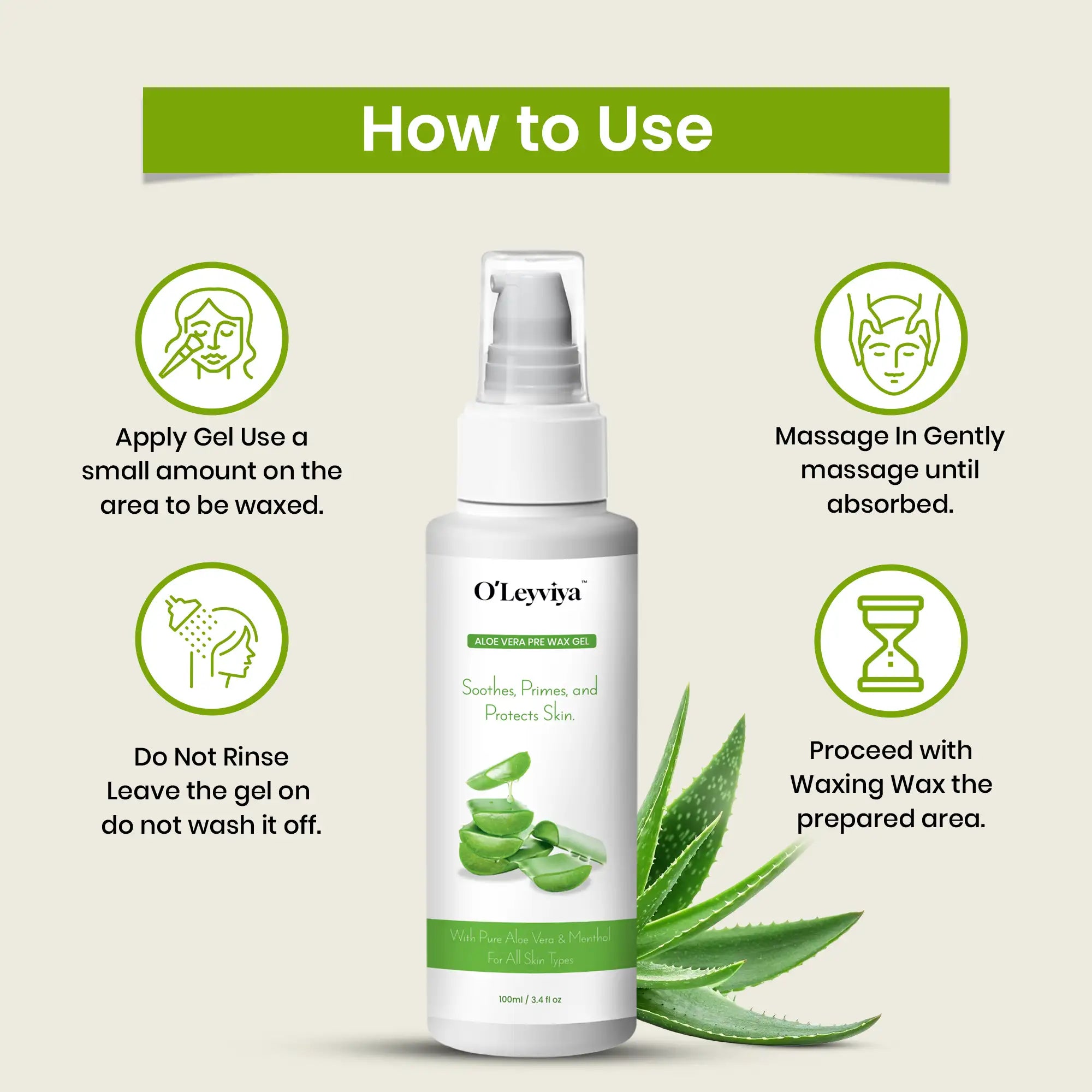 Aloe Vera Pre Wax Gel