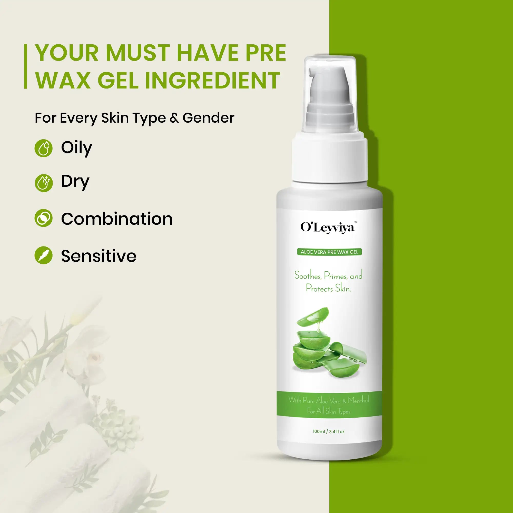 Aloe Vera Pre Wax Gel