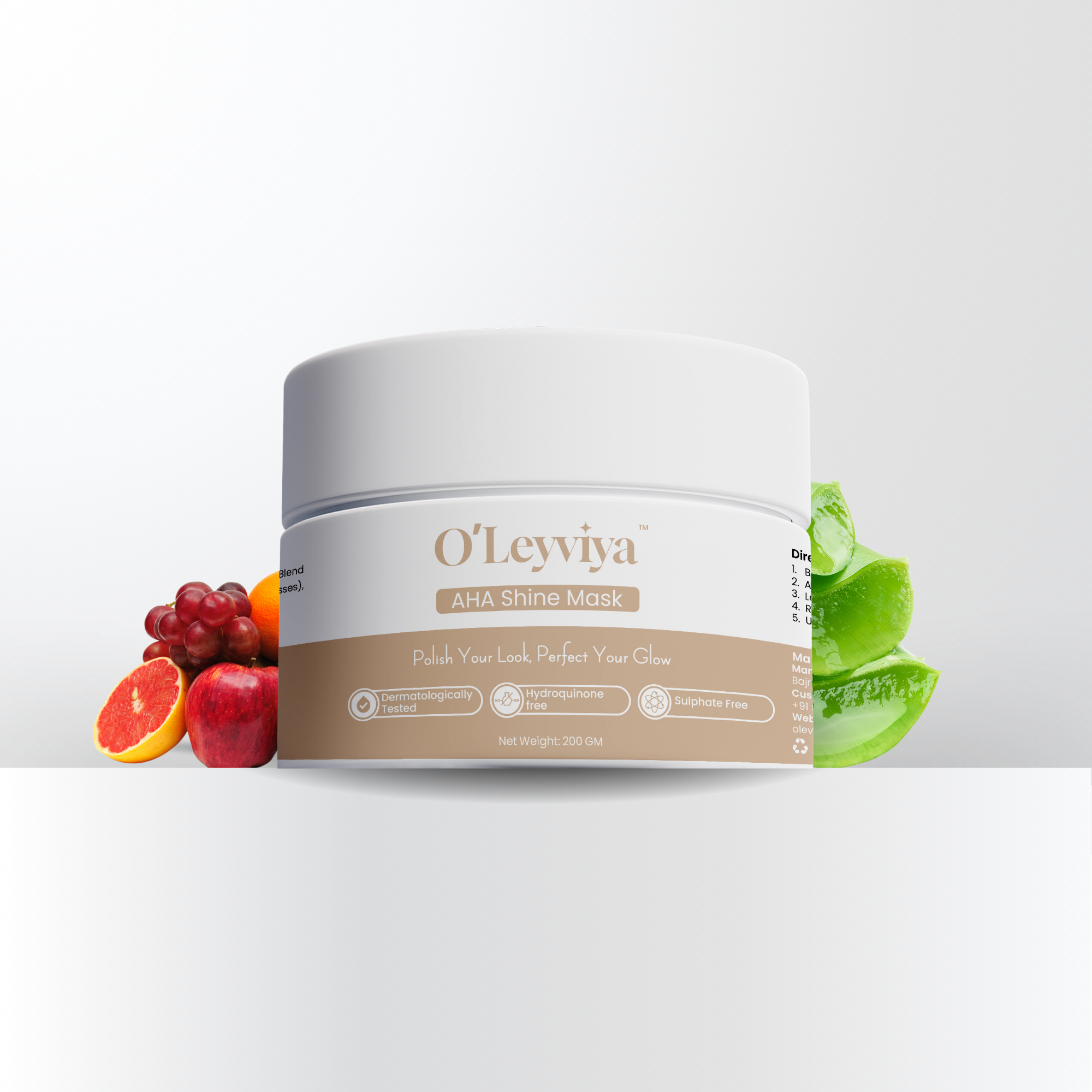 AHA Shine Mask
