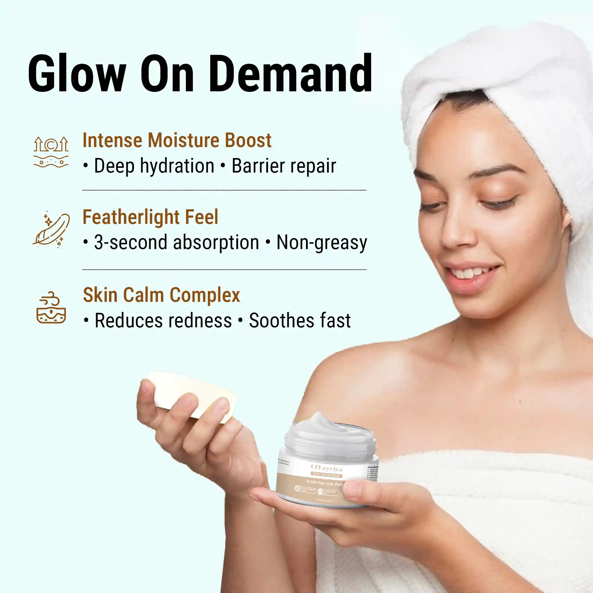 AHA Shine Mask