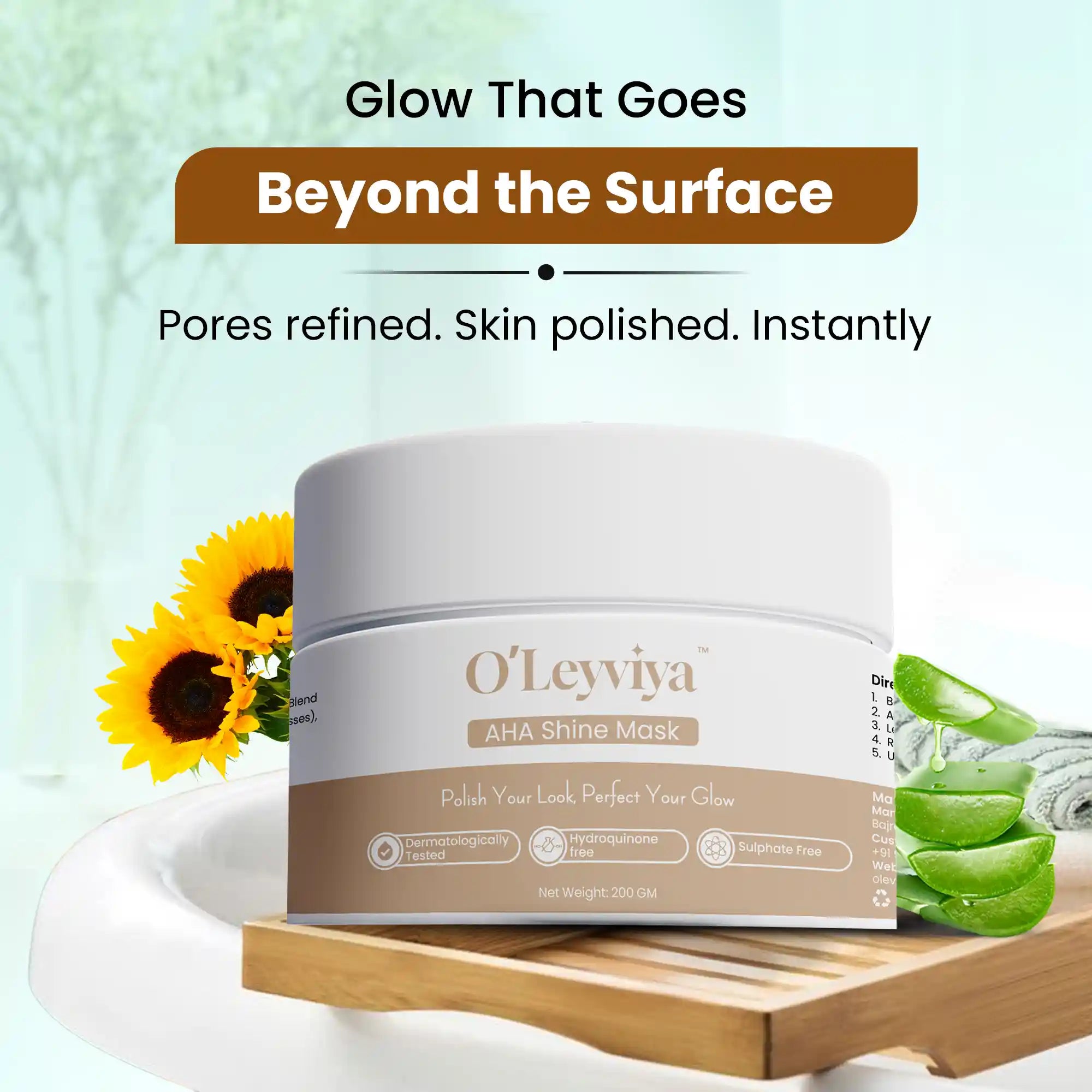 AHA Shine Mask