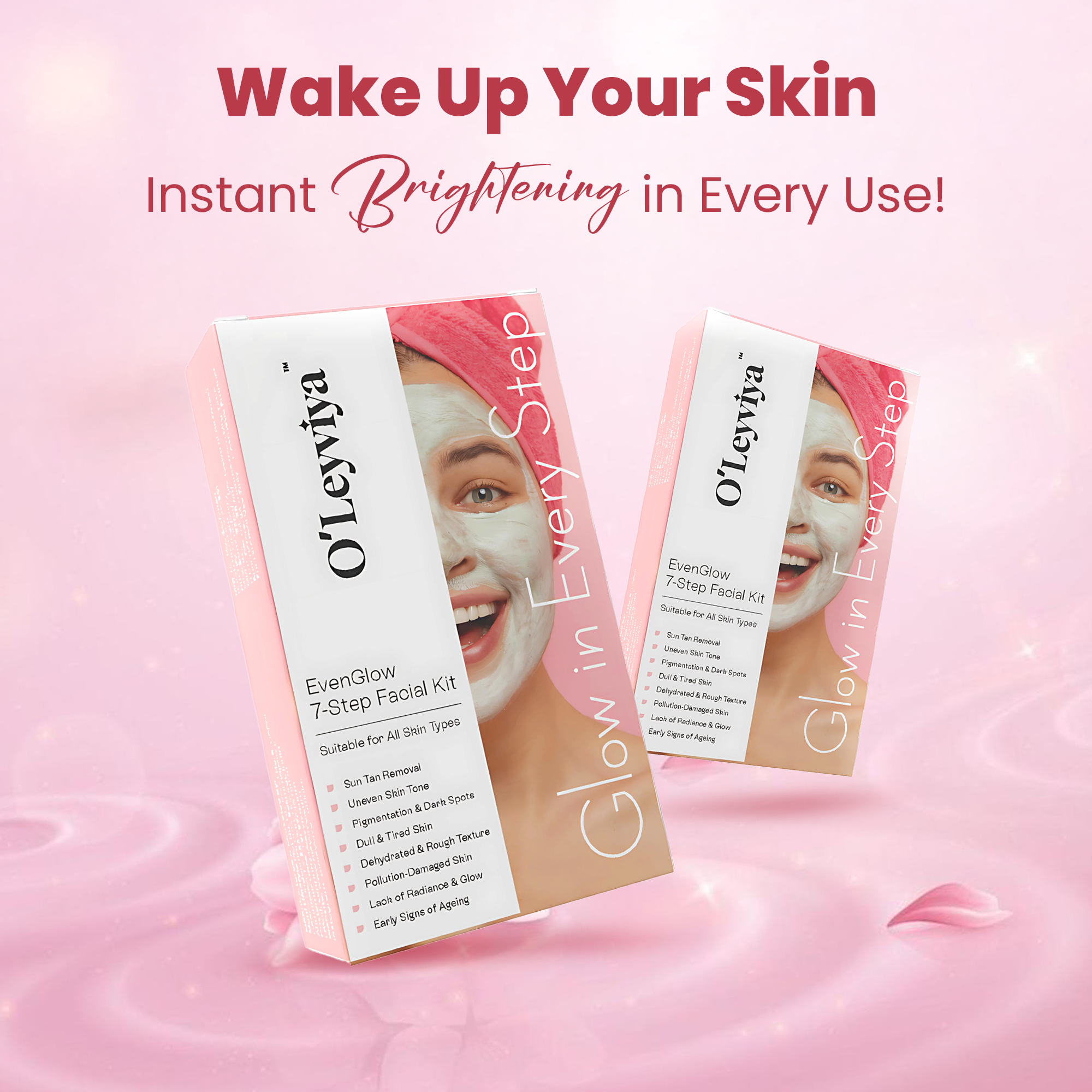 7 Step Even Glow Facial Kit