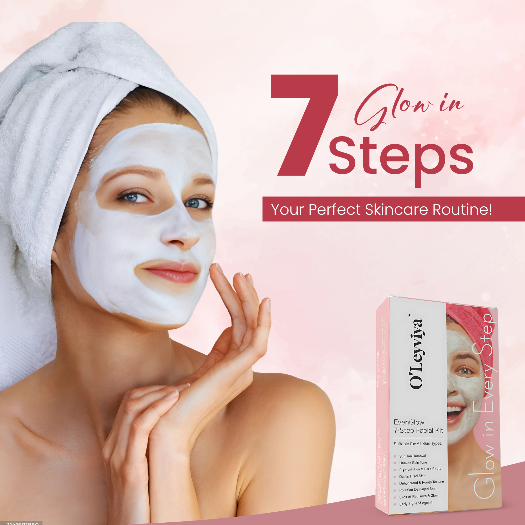 7 Step Even Glow Facial Kit