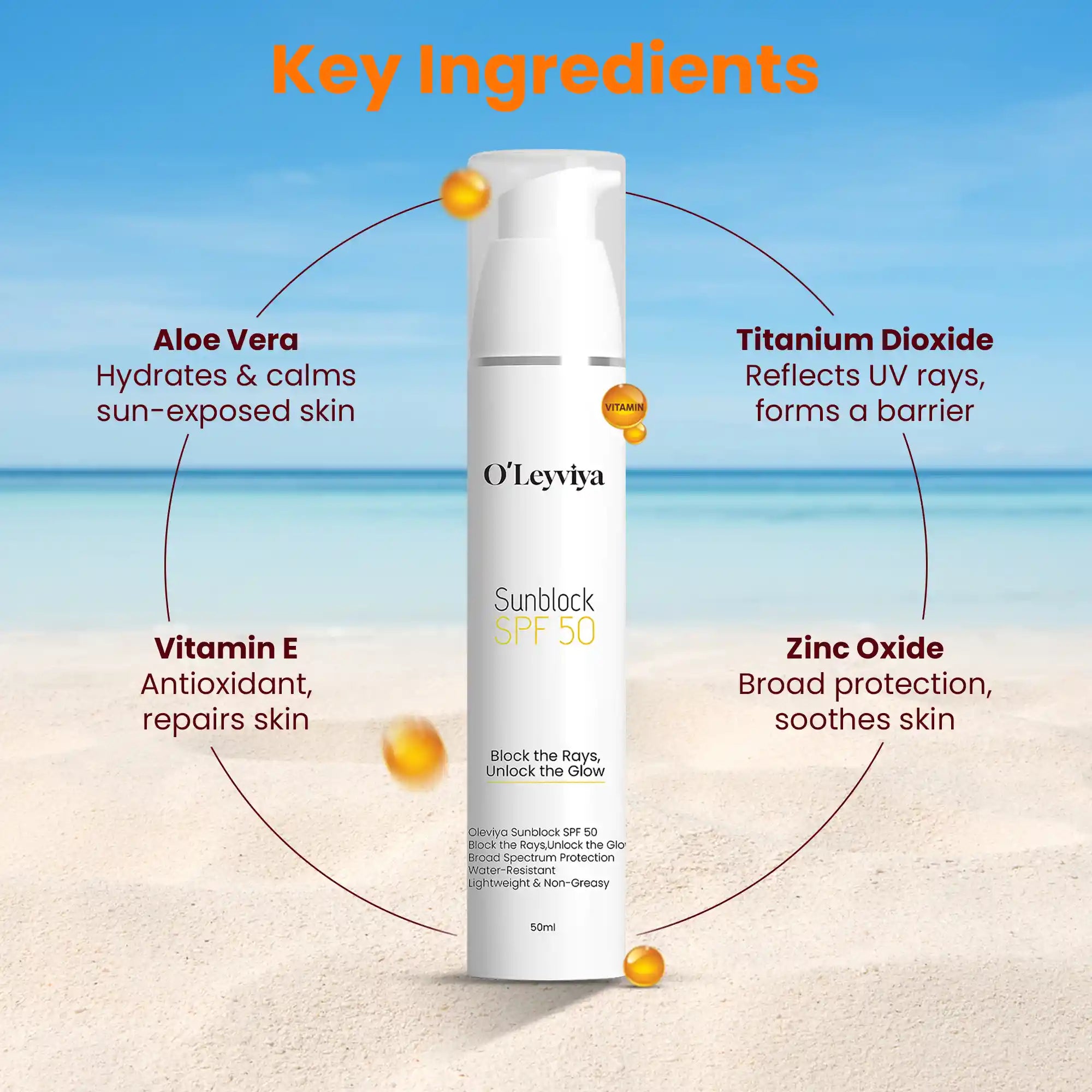 Sun Screen SPF 50