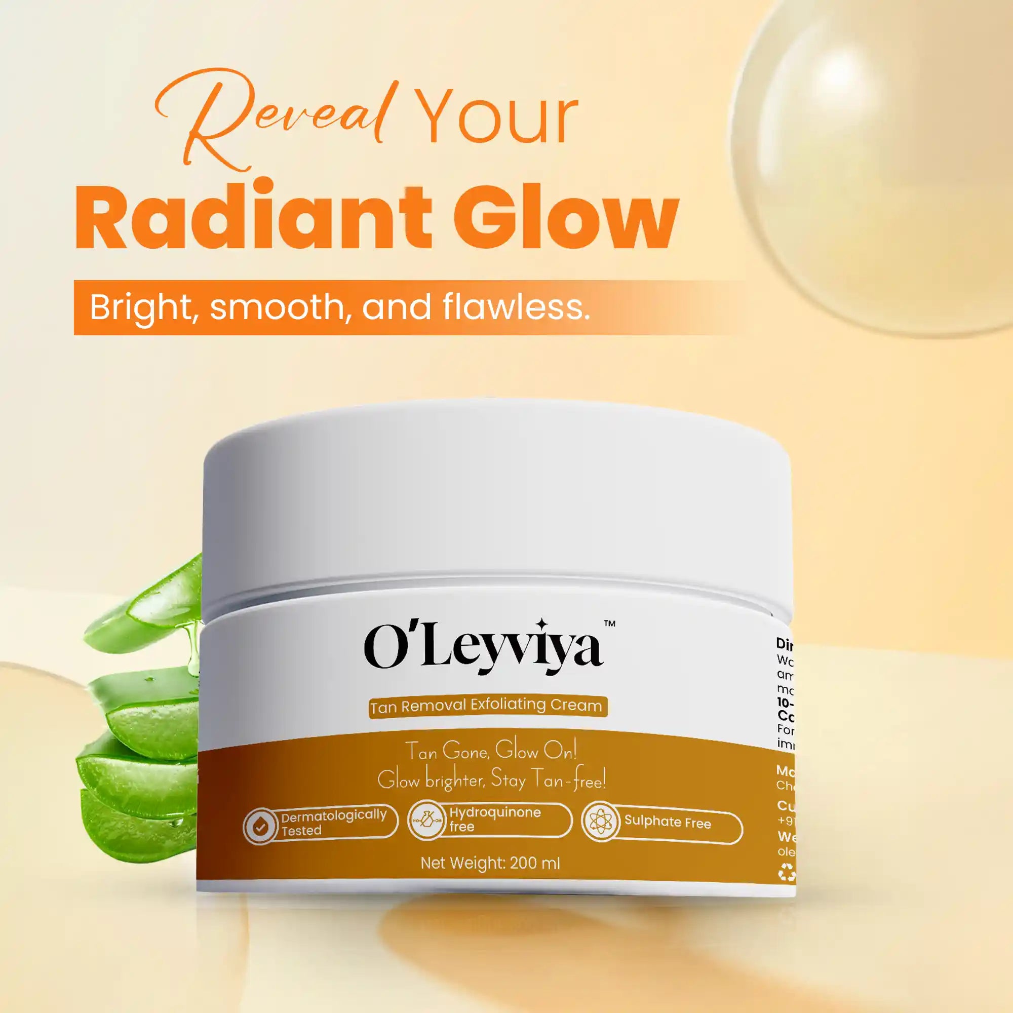 Tan Removal Exhibition Cream
