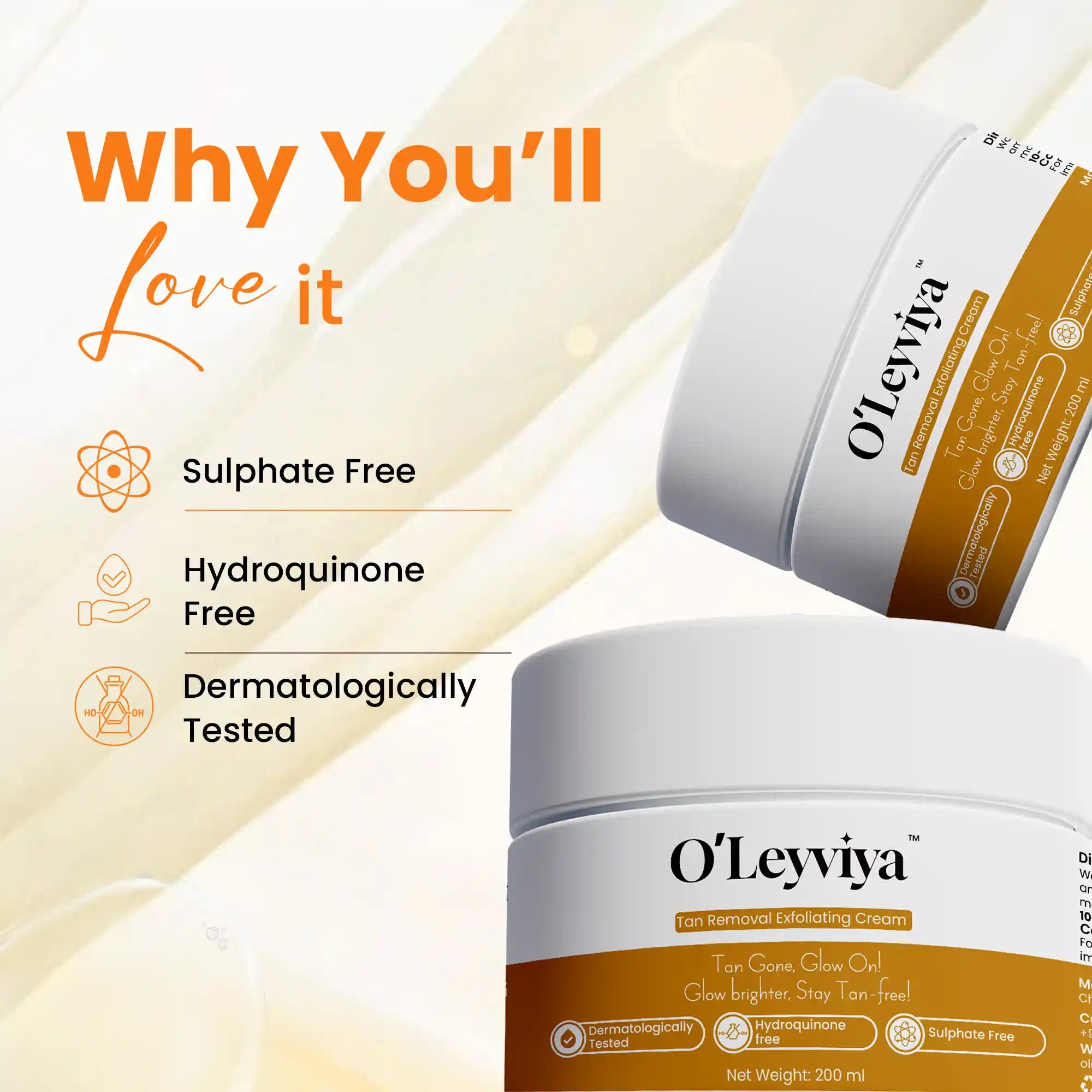 Tan Removal Exhibition Cream