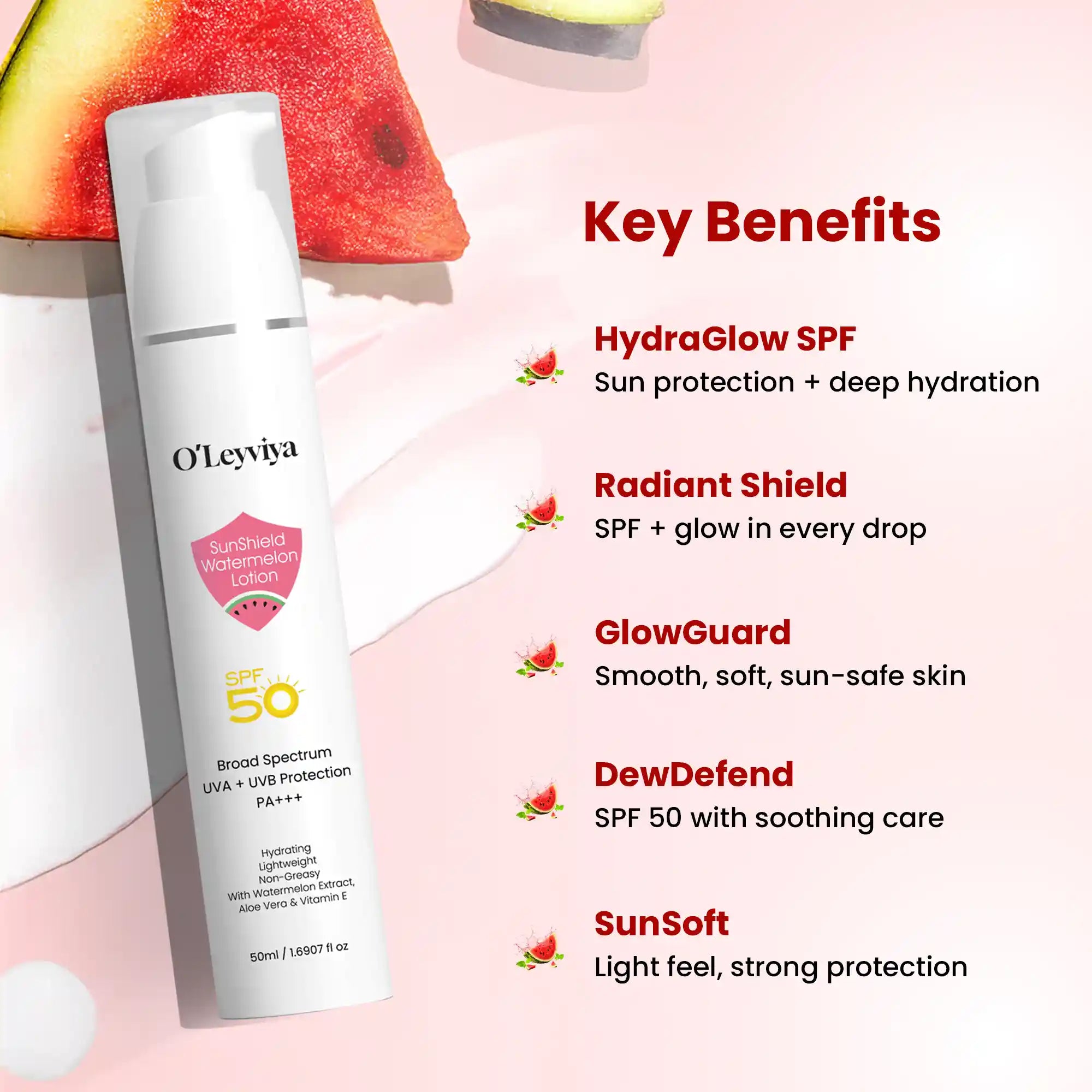 SunShield Watermelon Lotion